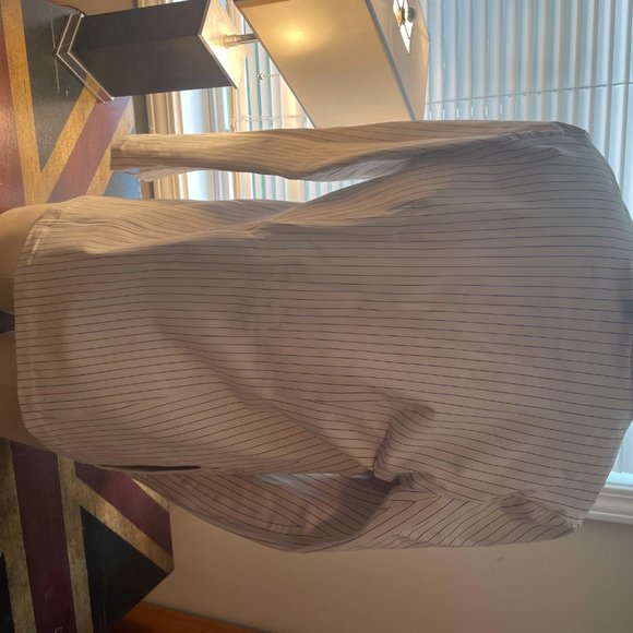 Tech Stretch Blazer - ROWEENA Large Stripe Ivory - Picture 3 of 6